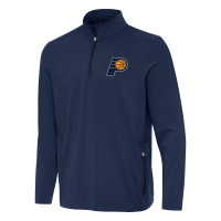 Indiana Pacers Antigua Navy Perilous Quarter-Zip Sweatshirt