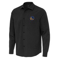 Рубашка Golden State Warriors Antigua Exposure Woven - Black