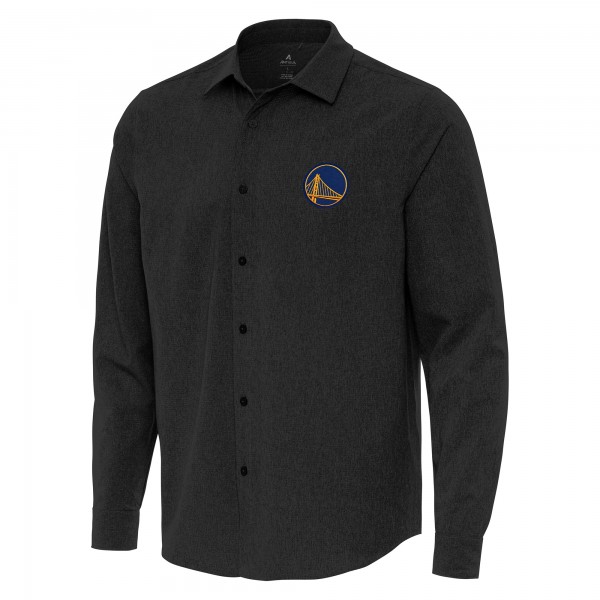 Рубашка Golden State Warriors Antigua Exposure Woven - Black