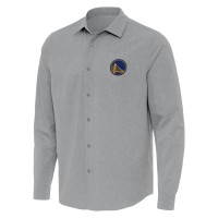 Рубашка Golden State Warriors Antigua Exposure Woven - Gray