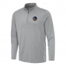 Кофта на короткой молнии Golden State Warriors Antigua Reprocess - Gray