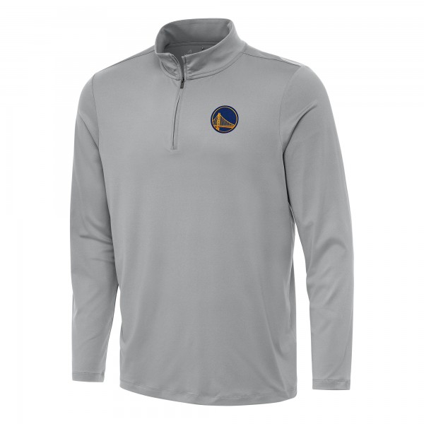 Кофта на короткой молнии Golden State Warriors Antigua Reprocess - Gray