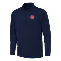 Detroit Pistons Antigua Navy Reprocess Quarter-Zip Top