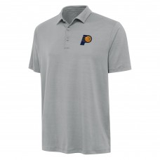Indiana Pacers Antigua Gray Reprocess Polo