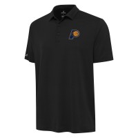 Indiana Pacers Antigua Black Reprocess Polo