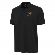 Indiana Pacers Antigua Black Reprocess Polo