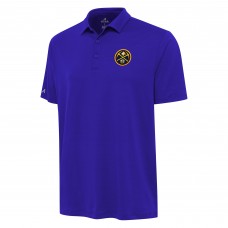 Denver Nuggets Antigua Blue Reprocess Polo