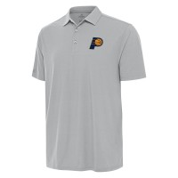 Indiana Pacers Antigua Gray Era Polo