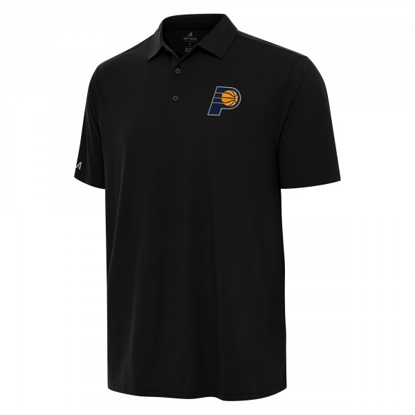 Indiana Pacers Antigua Black Era Polo