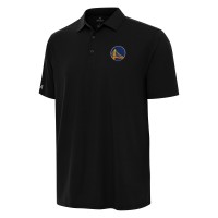 Golden State Warriors Antigua Black Era Polo