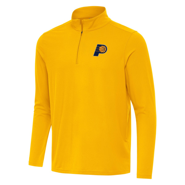 Indiana Pacers Antigua Gold Intent Quarter-Zip Top