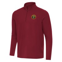 Denver Nuggets Antigua Cardinal Intent Quarter-Zip Top