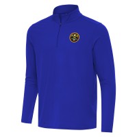 Denver Nuggets Antigua Royal Intent Quarter-Zip Top