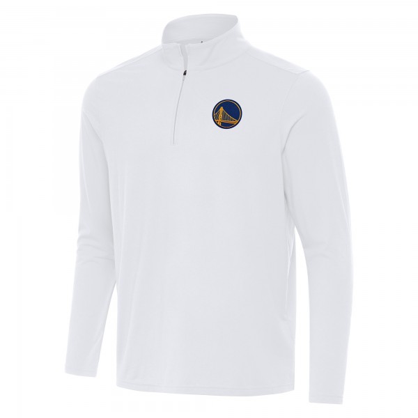 Кофта на короткой молнии Golden State Warriors Antigua Intent - White