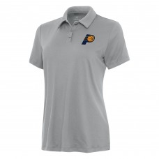 Женская Indiana Pacers Antigua Gray Reprocess Polo