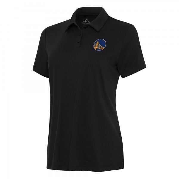 Поло Golden State Warriors Antigua Womens Reprocess - Black