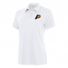 Женская Indiana Pacers Antigua White Reprocess Polo