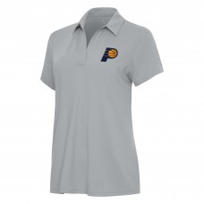 Женская Indiana Pacers Antigua Gray Era Polo