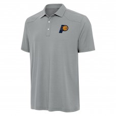 Indiana Pacers Antigua Gray Western Polo