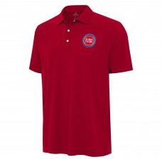Detroit Pistons Antigua Red Western Polo
