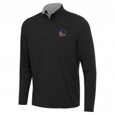 Кофта на короткой молнии Golden State Warriors Antigua Content - Black/Gray
