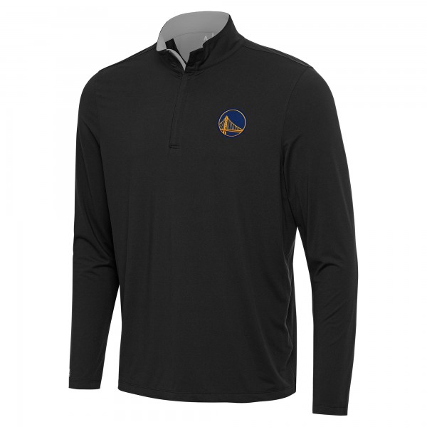 Кофта на короткой молнии Golden State Warriors Antigua Content - Black/Gray