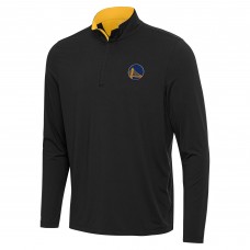 Кофта на короткой молнии Golden State Warriors Antigua Content - Black/Gold