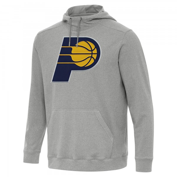 Indiana Pacers Antigua Heather Gray Cloud Pullover Hoodie