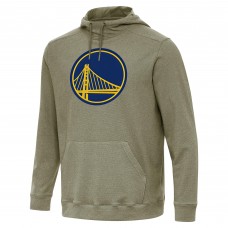 Толстовка Golden State Warriors Antigua Heather Olive Cloud