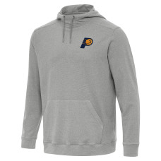 Indiana Pacers Antigua Heather Gray Cloud Pullover Hoodie