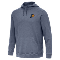 Indiana Pacers Antigua Heather Navy Cloud Pullover Hoodie