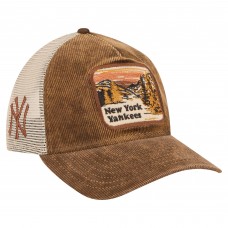 Бейсболка New York Yankees New Era Dark Brown Vintage Landscape 9TWENTY A-Frame