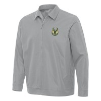 Кофта на молнии Milwaukee Bucks Antigua Pivot - Gray