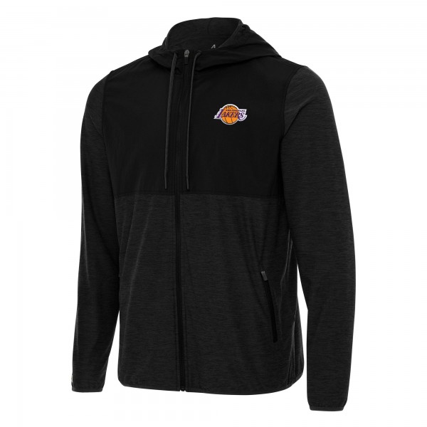 Толстовка на молнии Los Angeles Lakers Antigua Sway - Black
