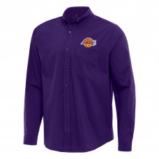 Рубашка Los Angeles Lakers Antigua Flight Woven Tri-Blend - Purple