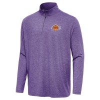Кофта на короткой молнии Los Angeles Lakers Antigua Hunk - Heather Purple
