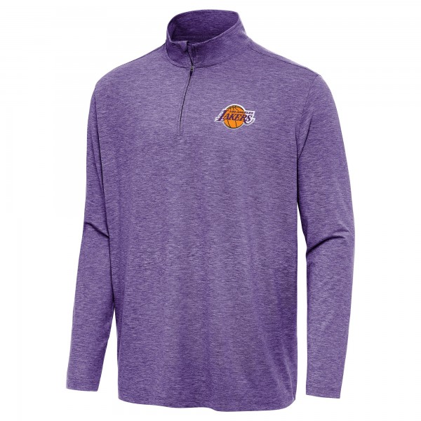 Кофта на короткой молнии Los Angeles Lakers Antigua Hunk - Heather Purple