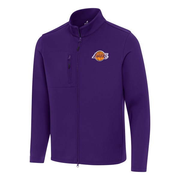 Кофта на молнии Los Angeles Lakers Antigua Objection Double-Peached - Purple