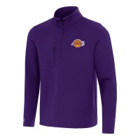 Кофта на короткой молнии Los Angeles Lakers Antigua Insider - Purple