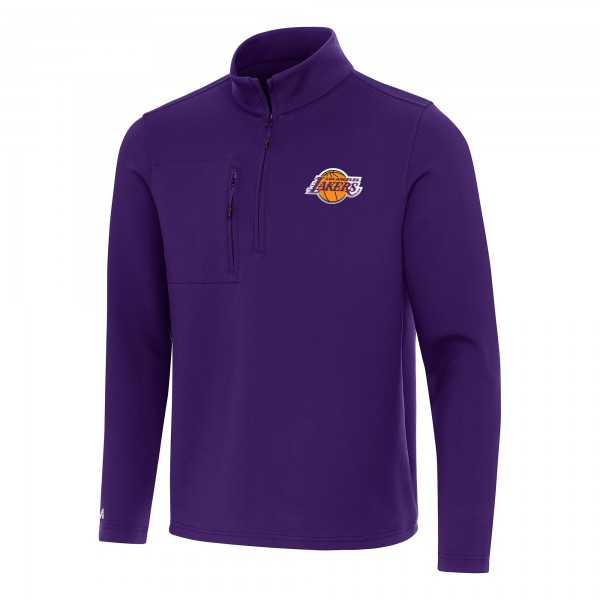 Кофта на короткой молнии Los Angeles Lakers Antigua Insider - Purple