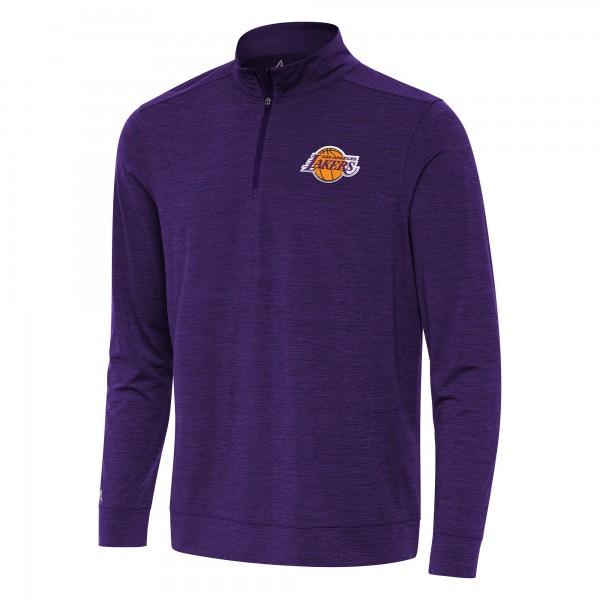 Кофта на короткой молнии Los Angeles Lakers Antigua Bright - Heather Purple