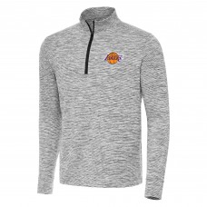Los Angeles Lakers Antigua Cause Quarter-Zip Top - Black