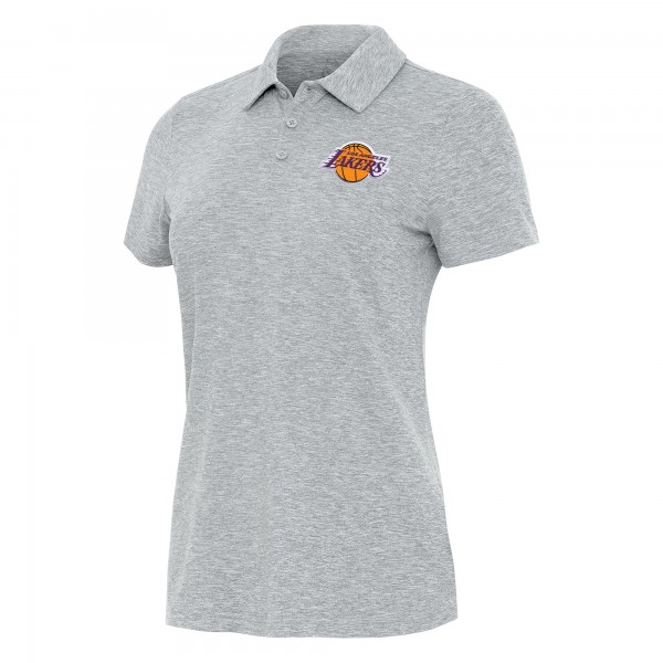 Поло Los Angeles Lakers Antigua Womens Matter - Heather Gray