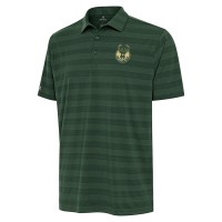 Milwaukee Bucks Antigua Hunter Green Tunnel Polo