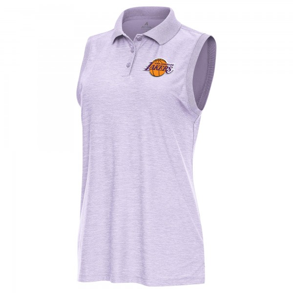 Поло Los Angeles Lakers Antigua Womens Recap Sleeveless - Heather Lavender