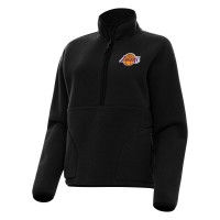 Кофта Los Angeles Lakers Antigua Womens Figure Half-Zip - Black