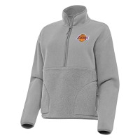 Кофта Los Angeles Lakers Antigua Womens Figure Half-Zip - Gray