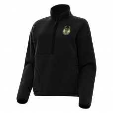 Кофта Milwaukee Bucks Antigua Womens Figure Half-Zip - Black