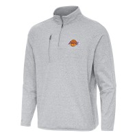Кофта на короткой молнии Los Angeles Lakers Antigua Certain - Heather Gray