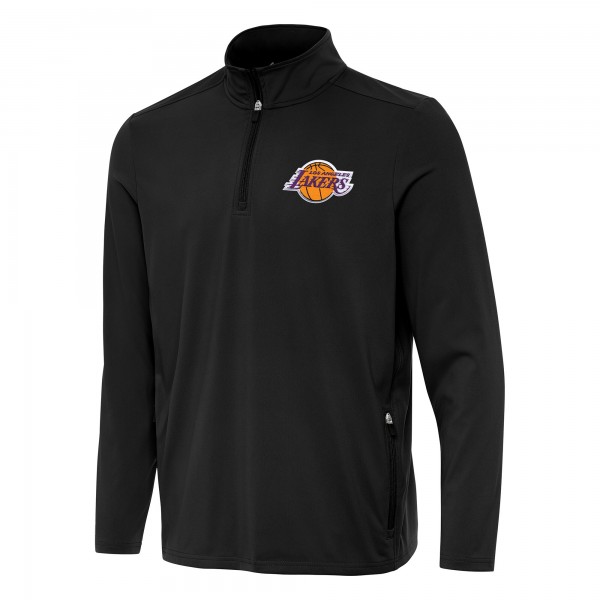 Кофта на короткой молнии Los Angeles Lakers Antigua Perilous - Black